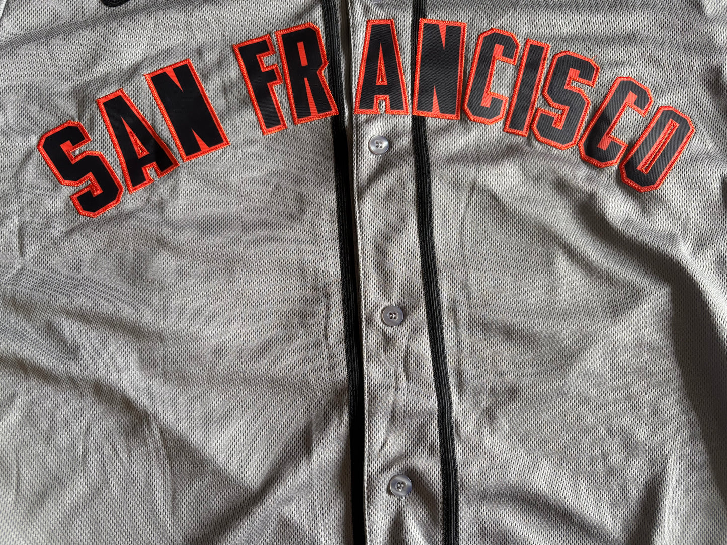 San Francisco Giants MLB Baseball Shirt Bonds 25 Grey XL