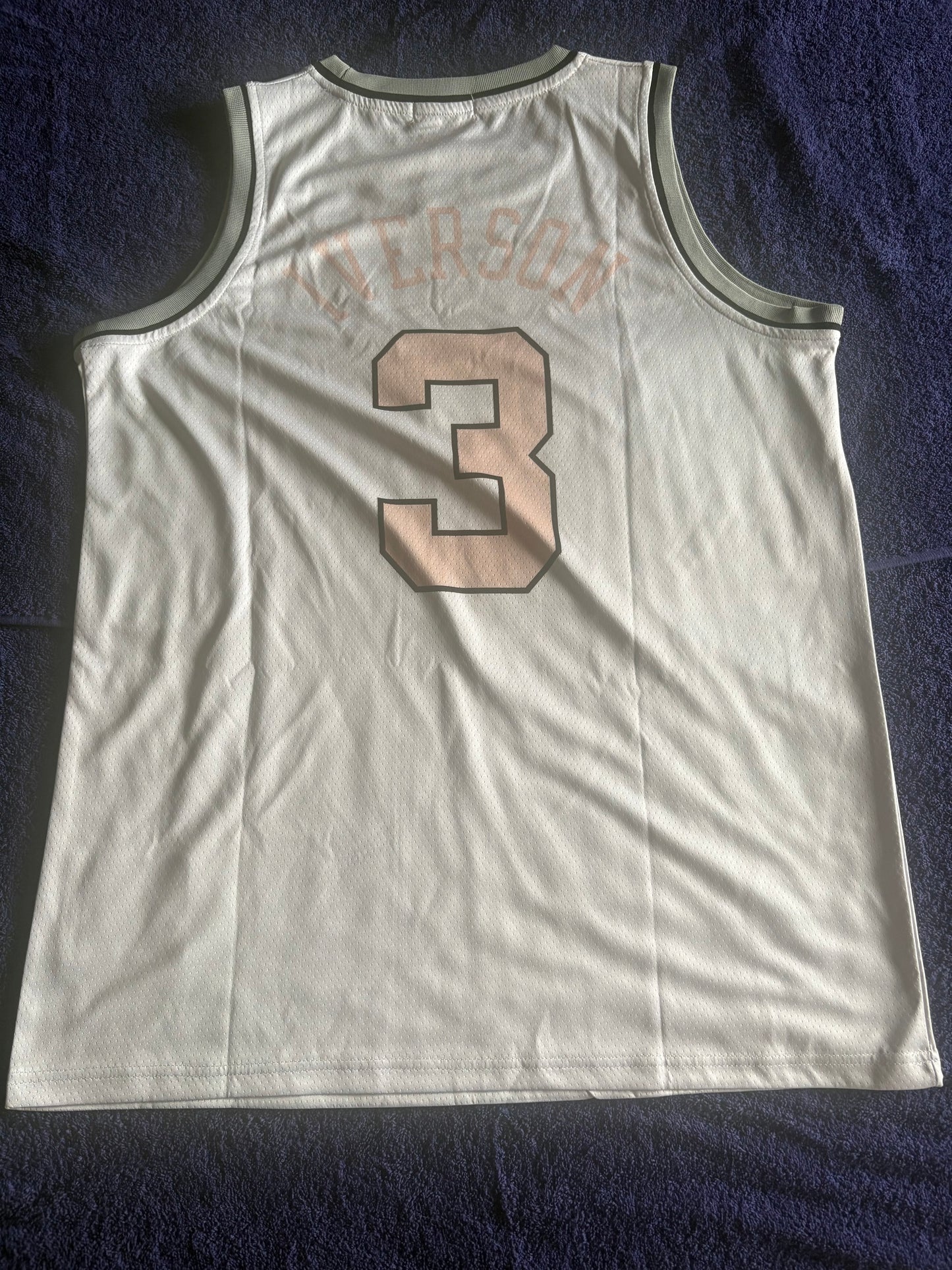 Philadelphian76ers NBA HardWood Classics Basketball Vest Large Iverson 3