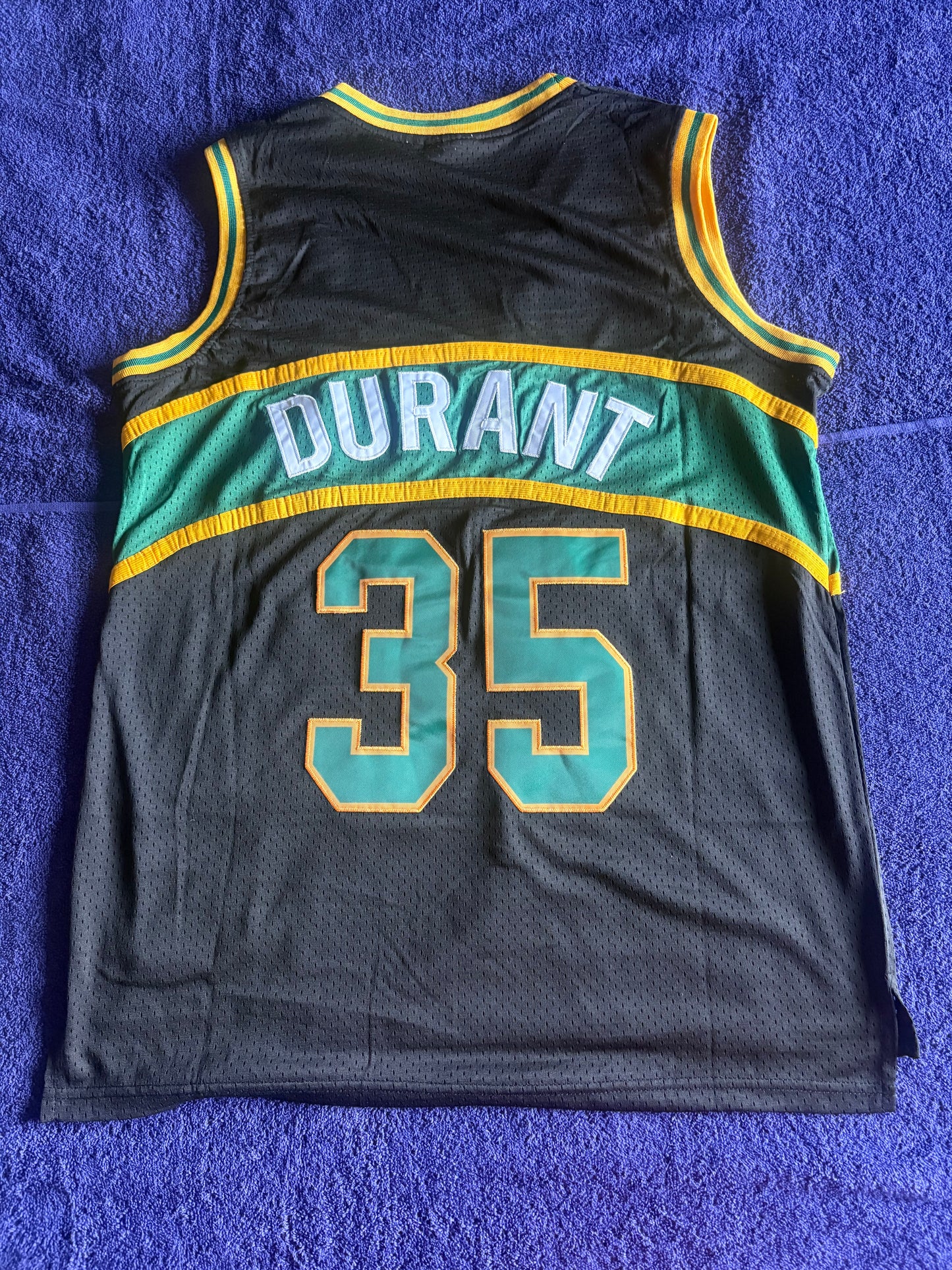 Seattle SuperSonics M&N NBA HardWood Classics Basketball Vest Large Durant 35