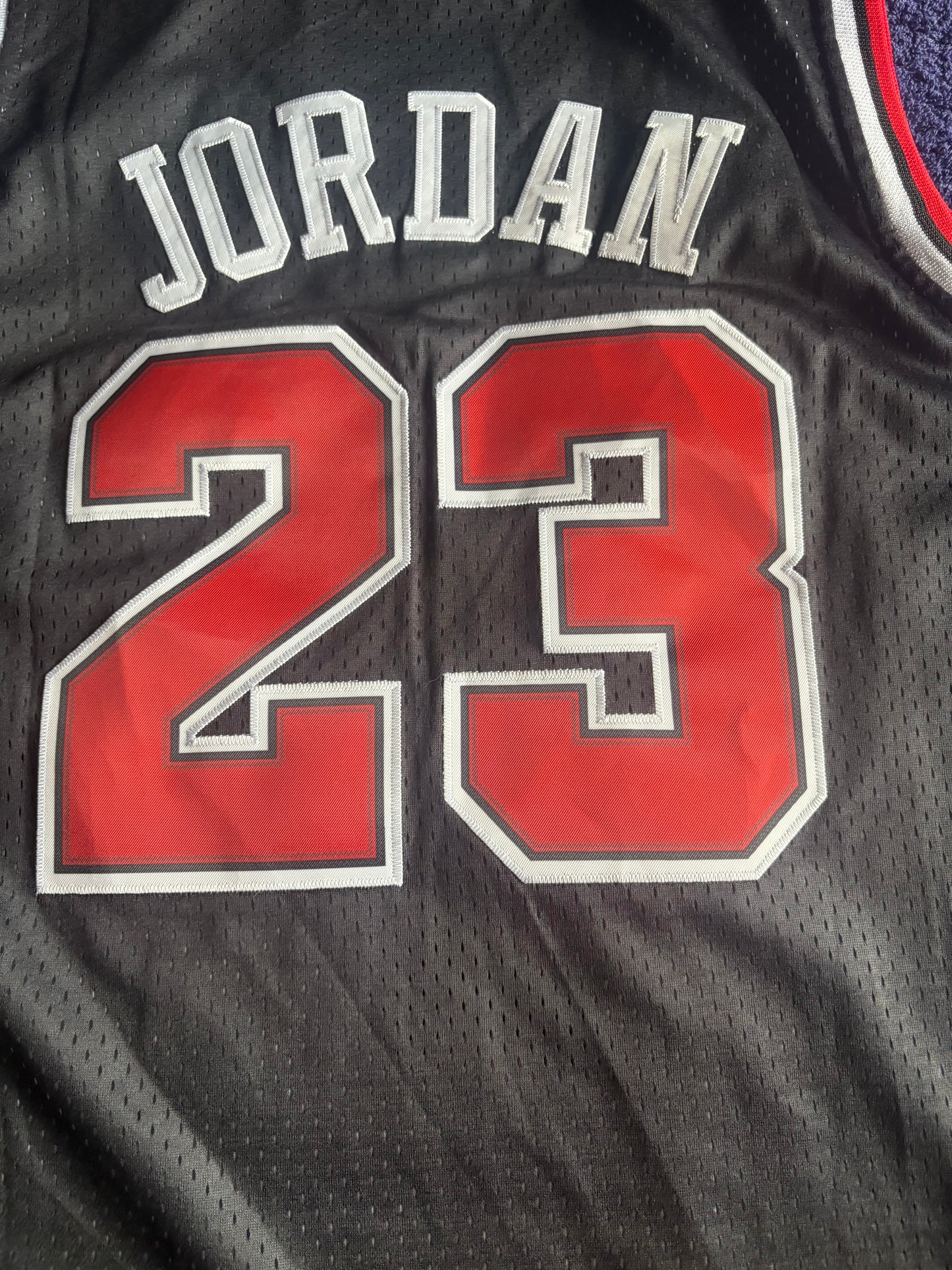 Chicago Bulls M&N NBA HardWood Classics Basketball Vest Large Jordan 23