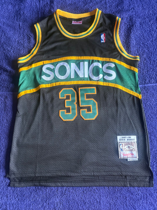 Seattle SuperSonics M&N NBA HardWood Classics Basketball Vest Large Durant 35