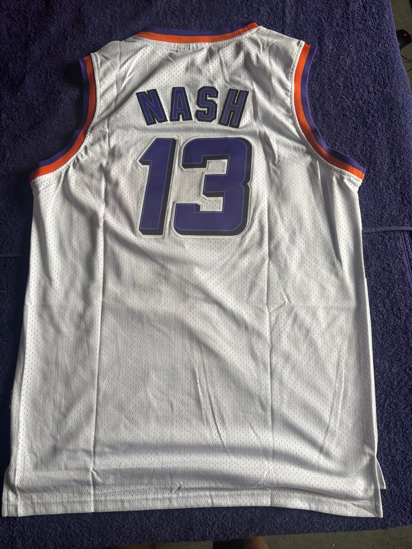 Phoenix Suns M&N NBA HardWood Classics Basketball Vest Large Nash 13