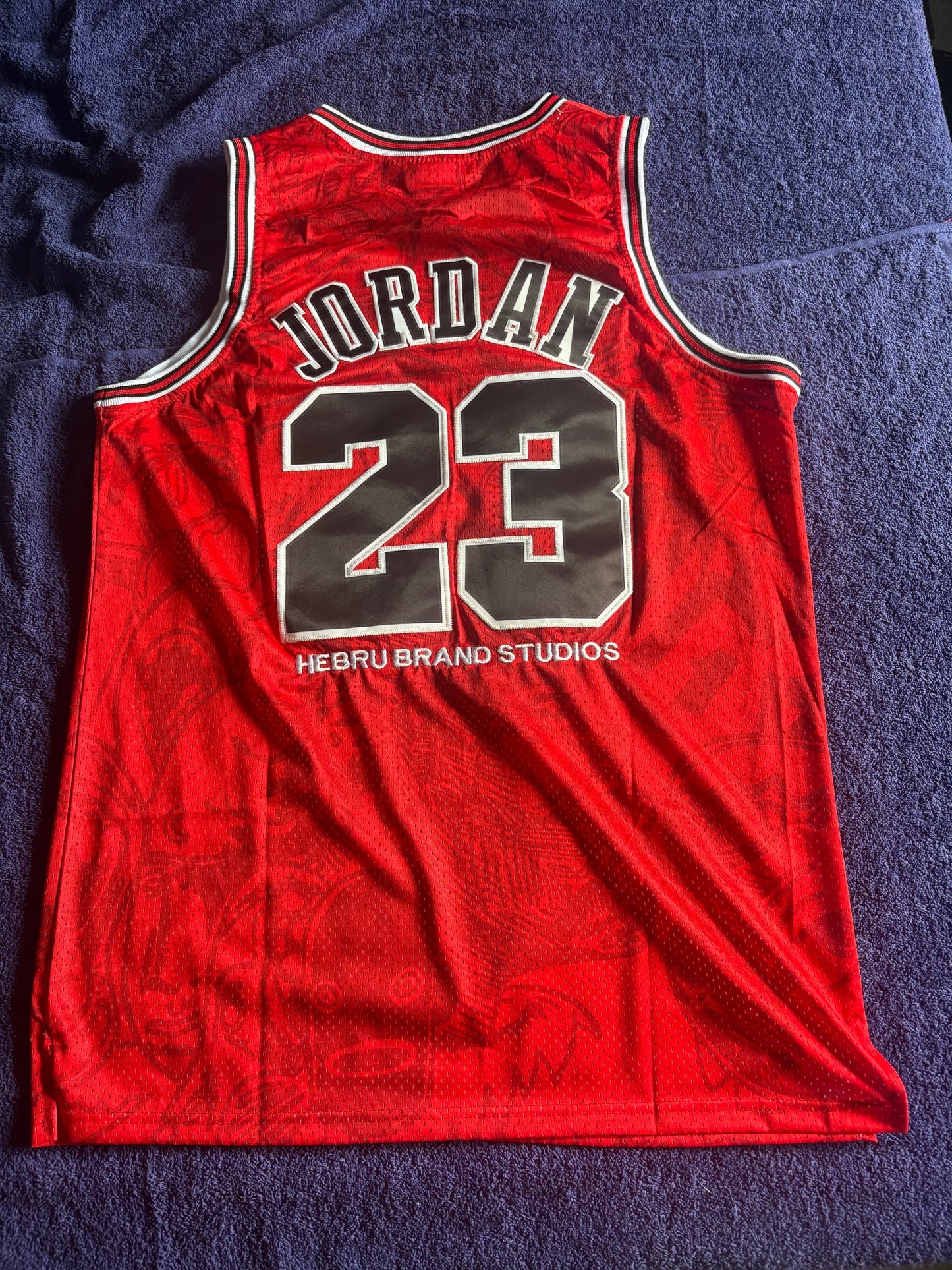 Chicago Bulls M&N NBA HardWood Classics Basketball Vest Large Jordan 23