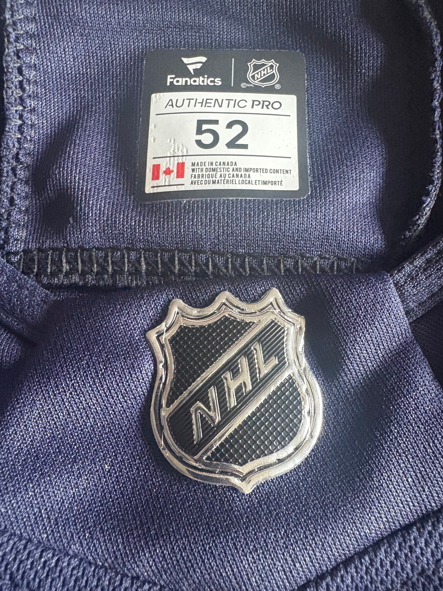 New York Rangers NHL Shirt Size 52 Messier 11 C Blue