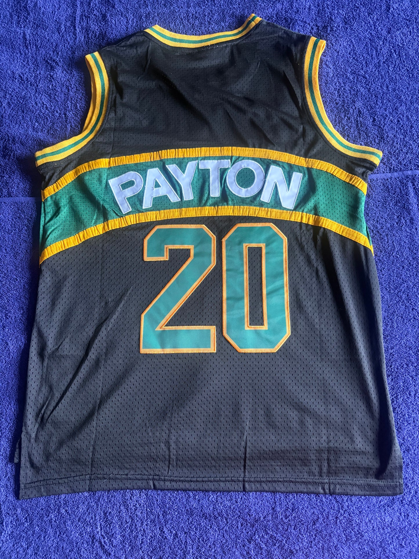Seattle SuperSonics M&N NBA HardWood Classics Basketball Vest Large Payton 20