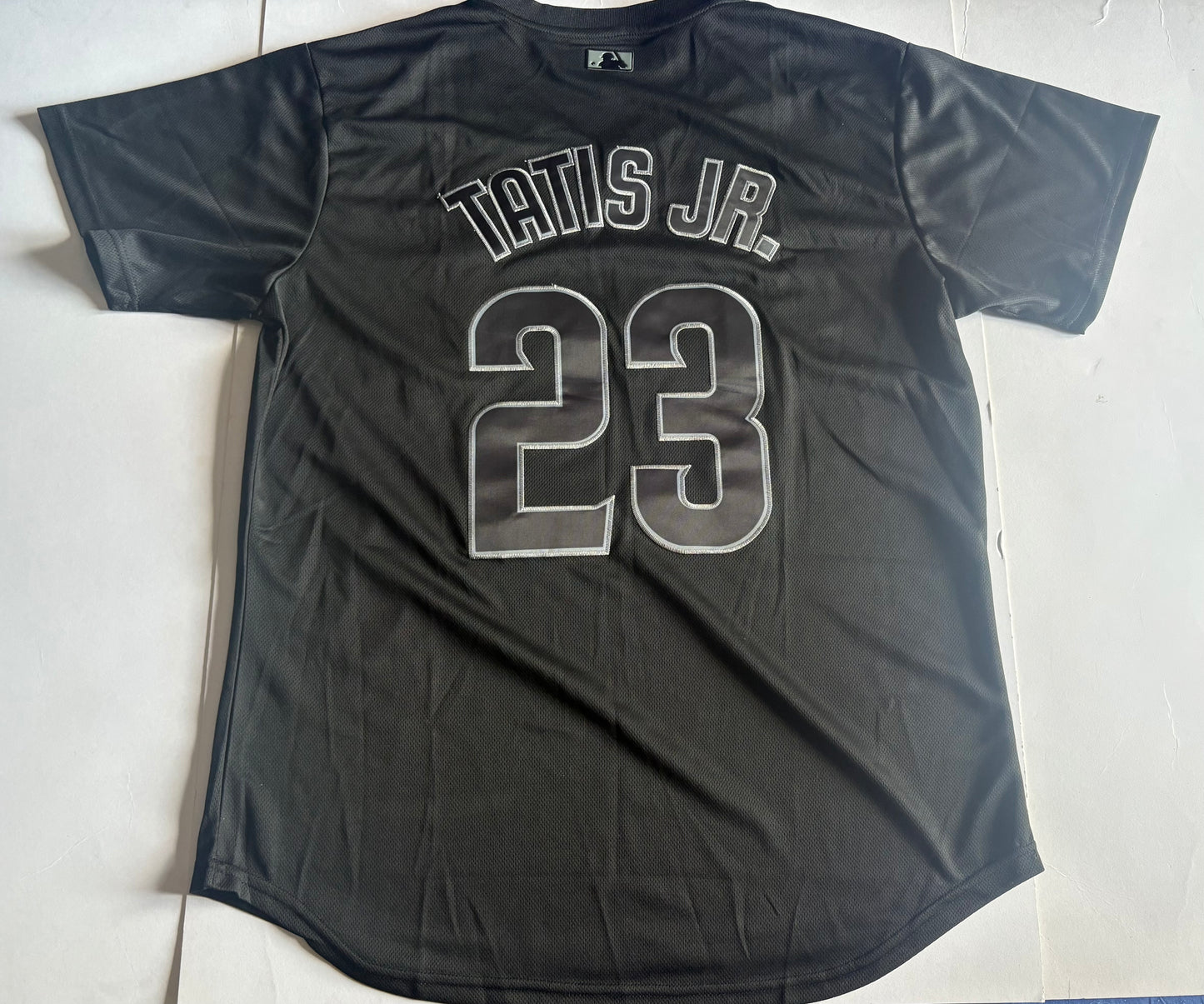San Diego Padres MLB Baseball Shirt Large Black Tatis Jr 23