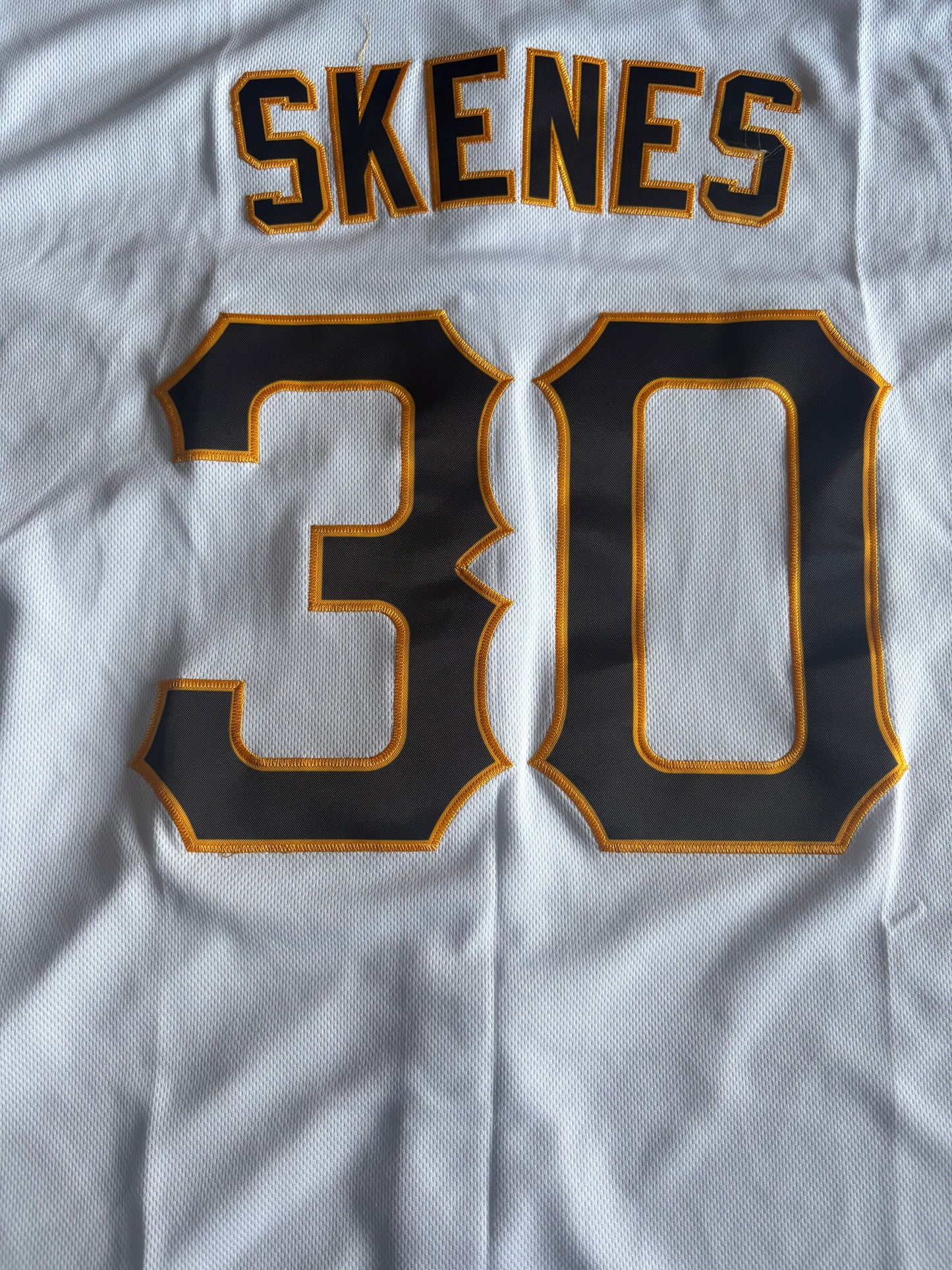 Pittsburgh Pirates Skenes MLB Baseball Shirt White 30 Large