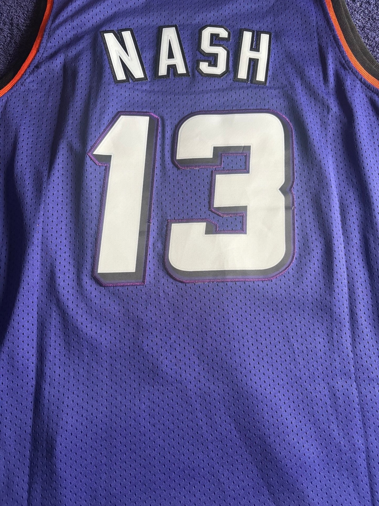 Phoenix Suns M&N NBA HardWood Classics Basketball Vest Large Nash 13
