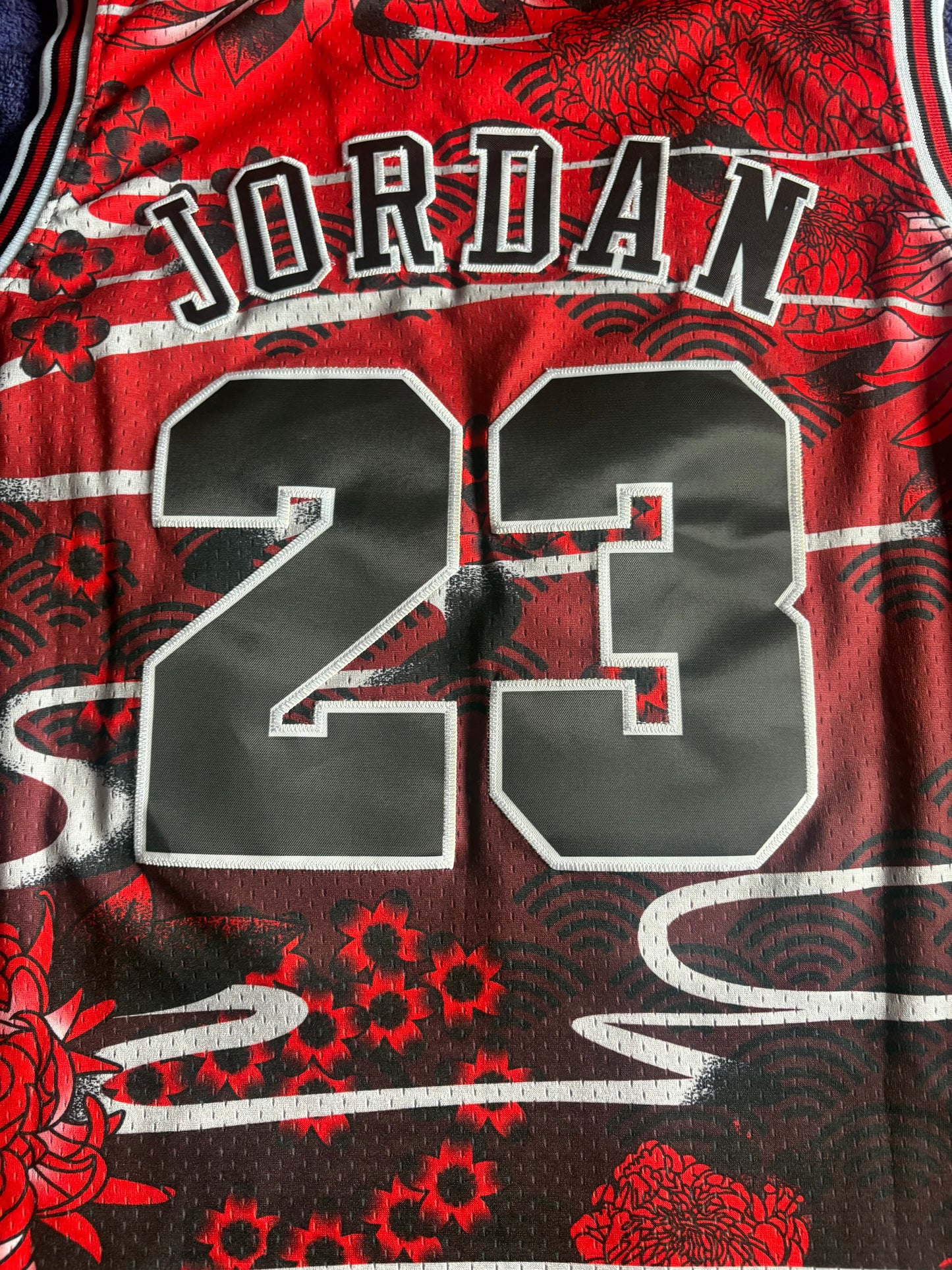 Chicago Bulls M&N NBA HardWood Classics Basketball Vest Large Jordan 23
