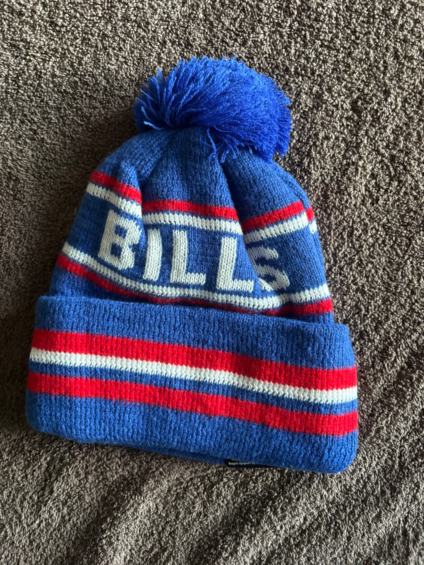 Buffalo Bills NFL Bobble Beanie Multi Colour With Tags on
