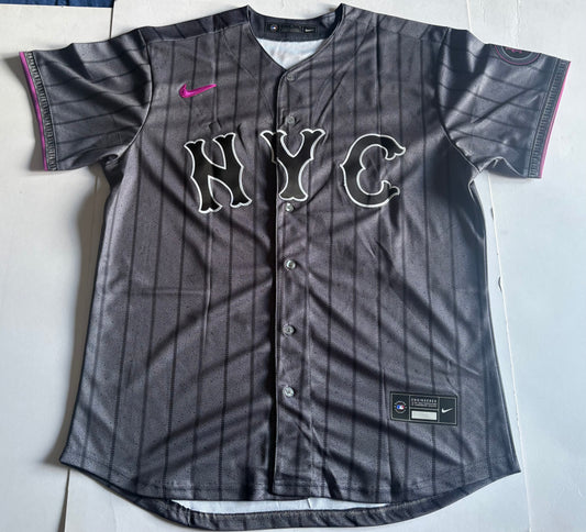 New York Mets MLB Baseball Shirt Large Soto Grey 22