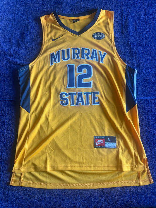 Retro Throwback NCAA Basketball Vest Large Murray State 12 Morant