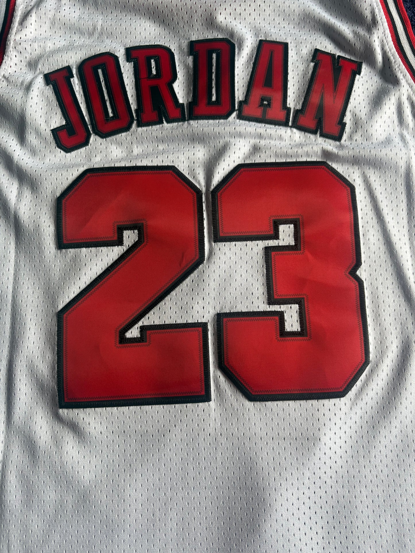 Chicago Bulls M&N NBA HardWood Classics Basketball Vest Large Jordan 23