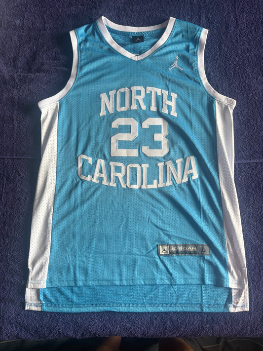 Retro Throwback NCAA Basketball Vest Large North Carolina Tar Heels 23 Jordan