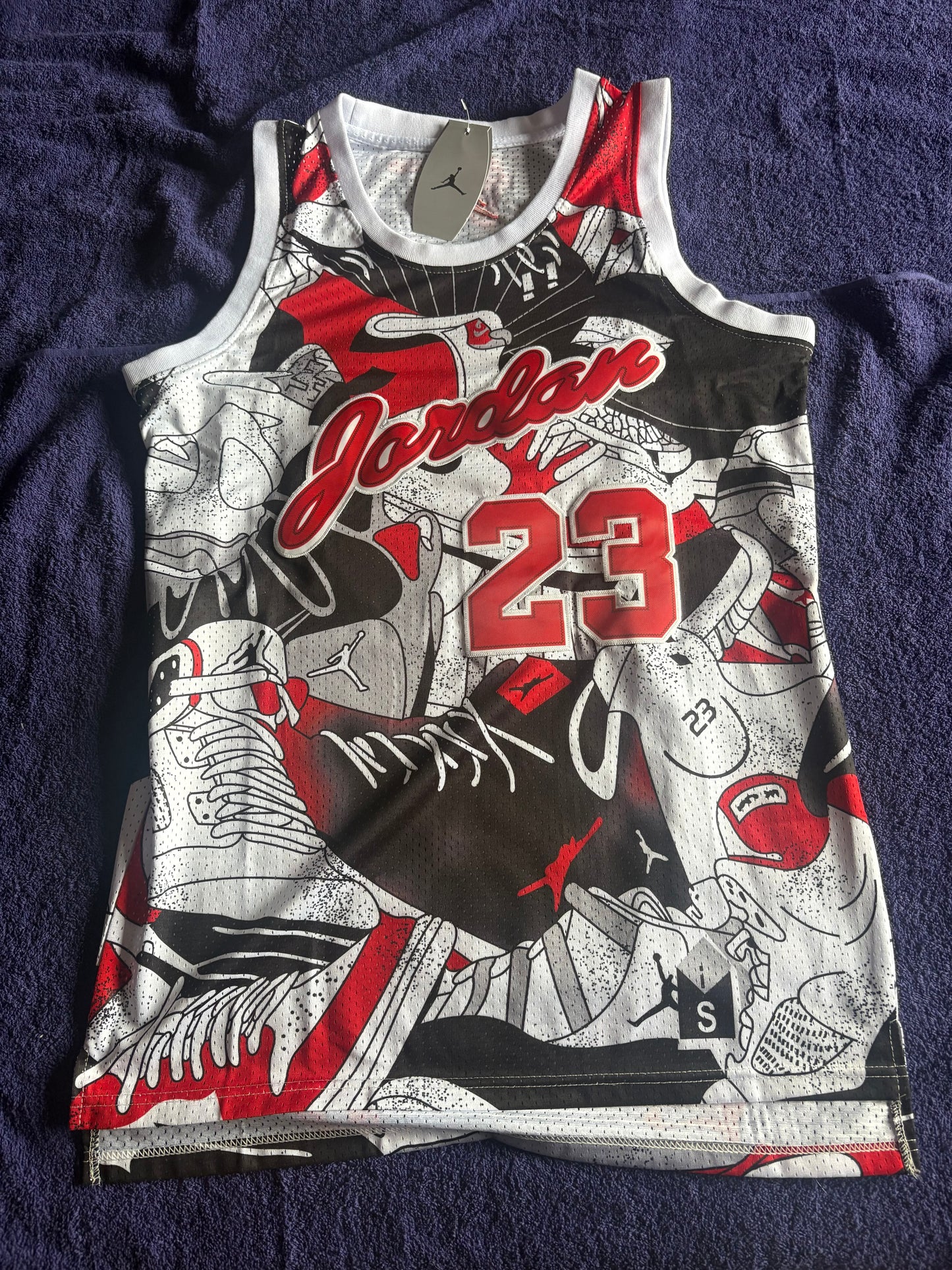 Chicago Bulls Fan RetroNBA Basketball Vest Jordan 23 Large
