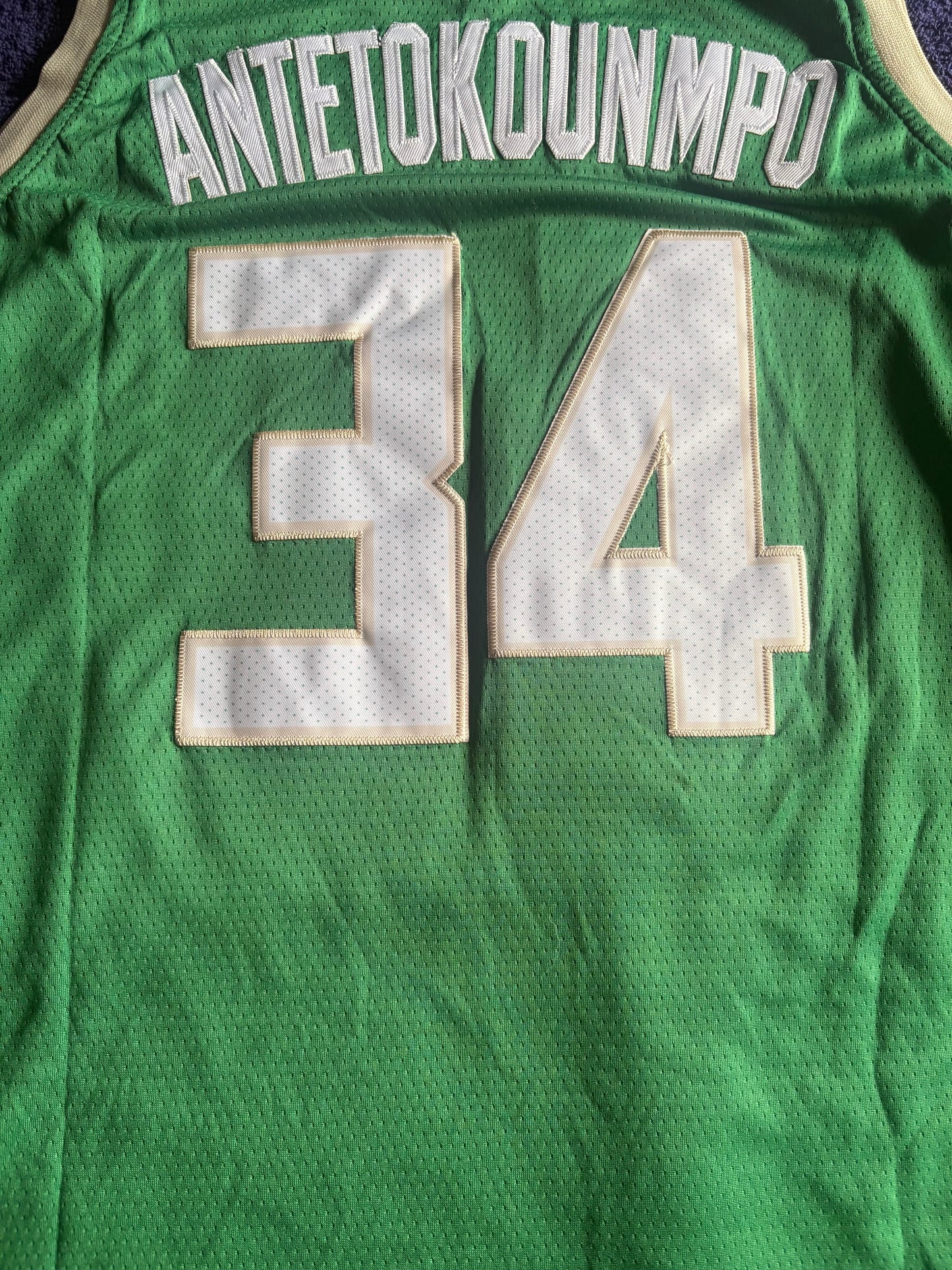 Milwaukee Bucks Antetokounmpo 34 Basketball Vest Size 50