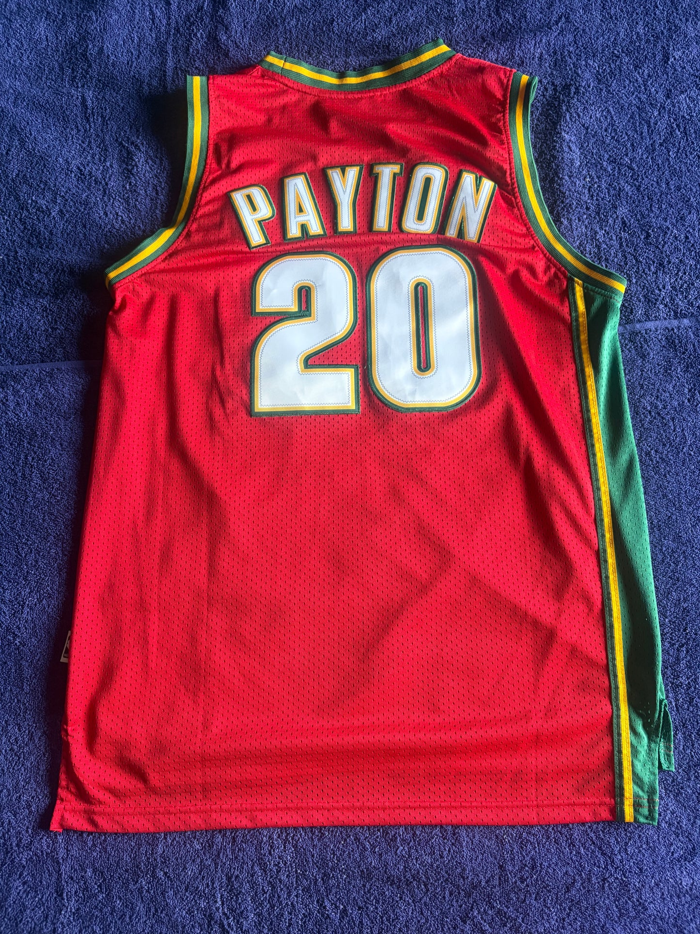 Seattle SuperSonics M&N NBA HardWood Classics Basketball Vest Large Payton 20