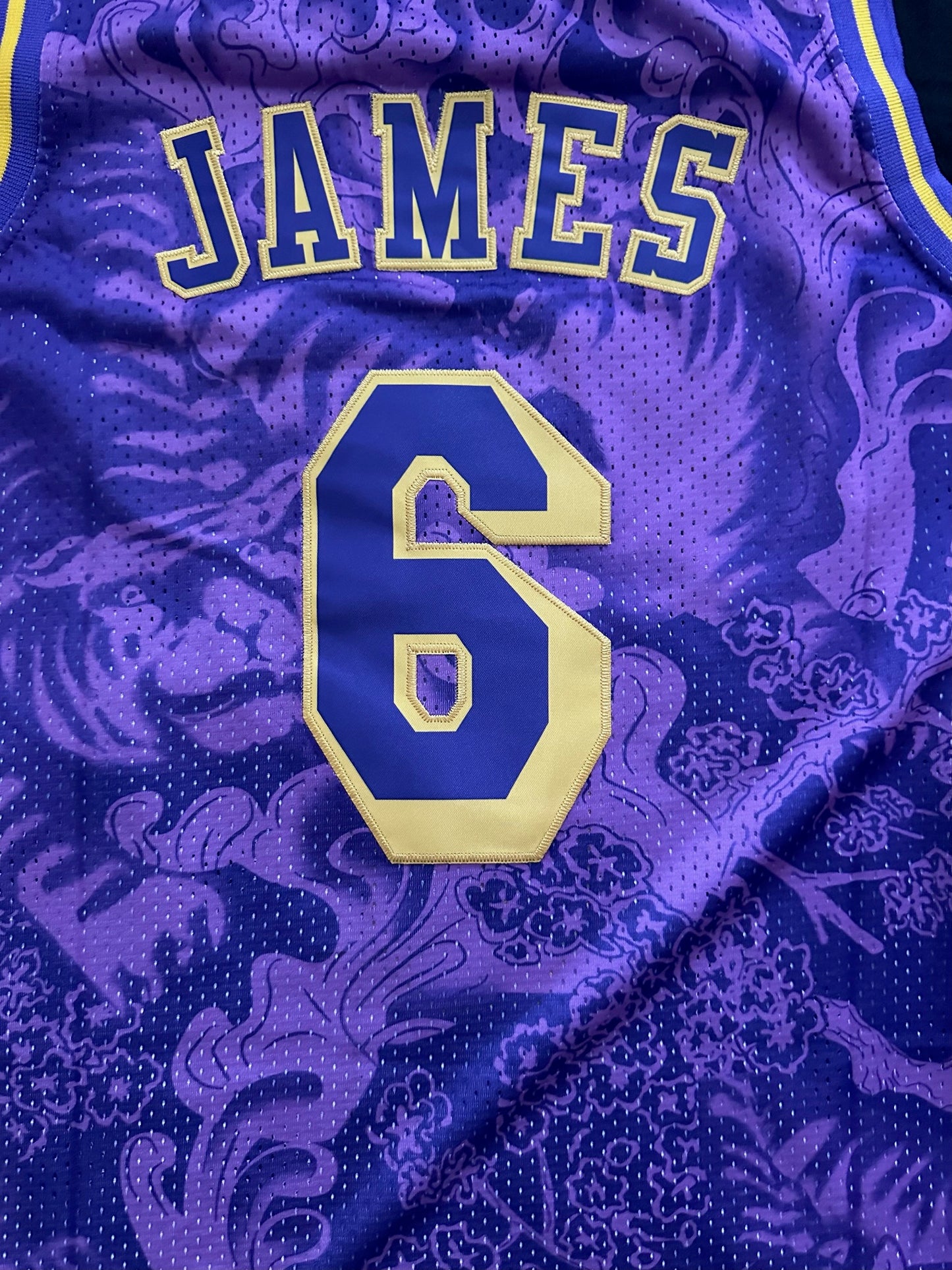 Retro Hardwood Classics Orlando Magic James Basketball Vest Large