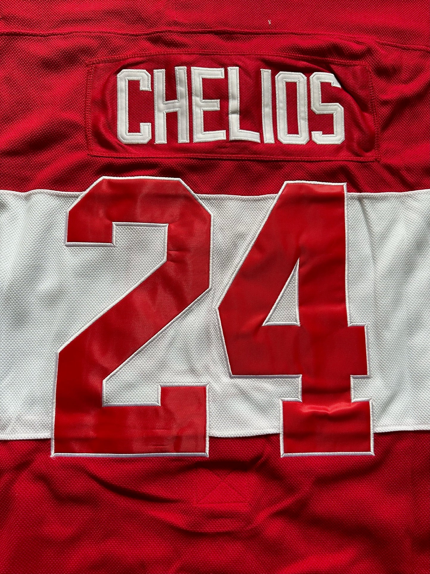 CCM Detroit Red Wings Chelios Hockey Shirt Large