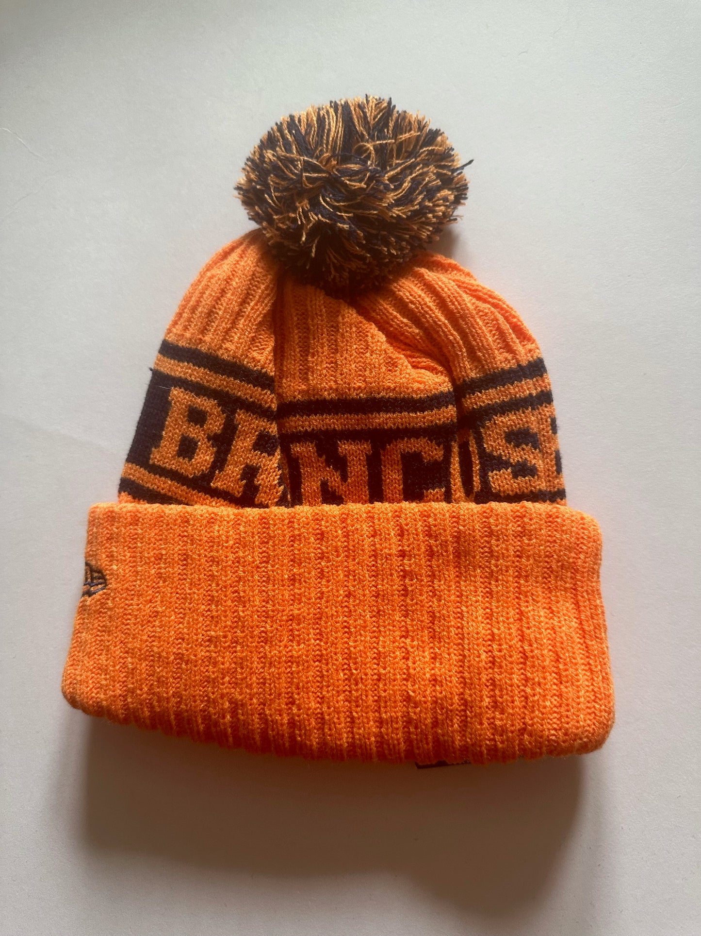 Denver Broncos NFL Bobble Beanie Multi Colour With Tags on