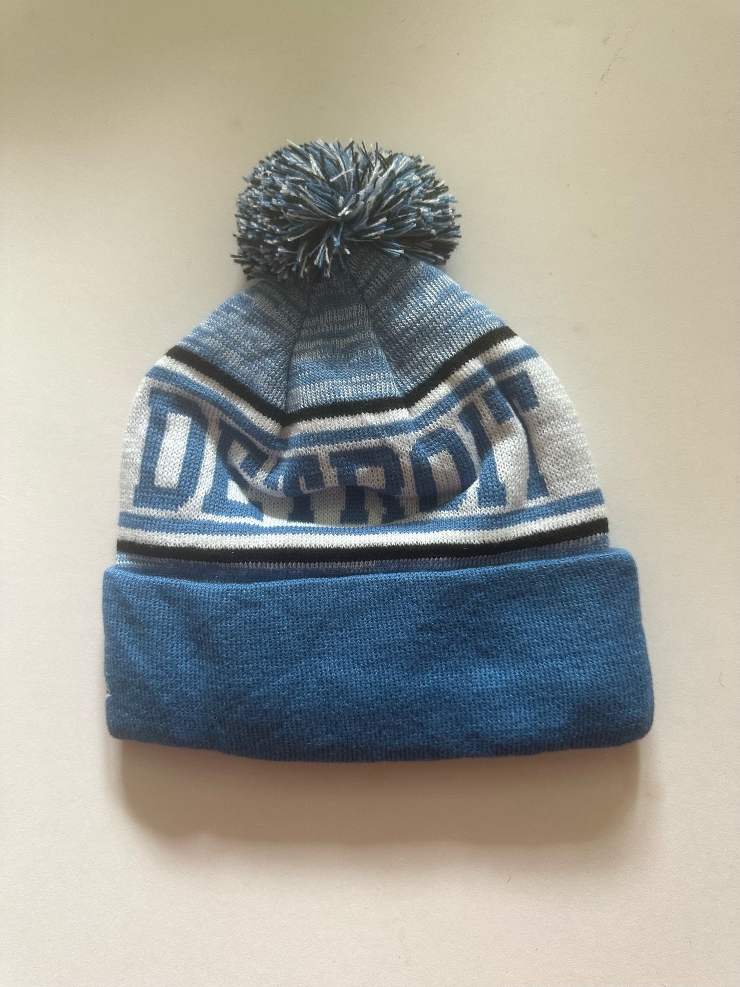 Detroit Lions NFL Bobble Beanie Multi Colour With Tags on