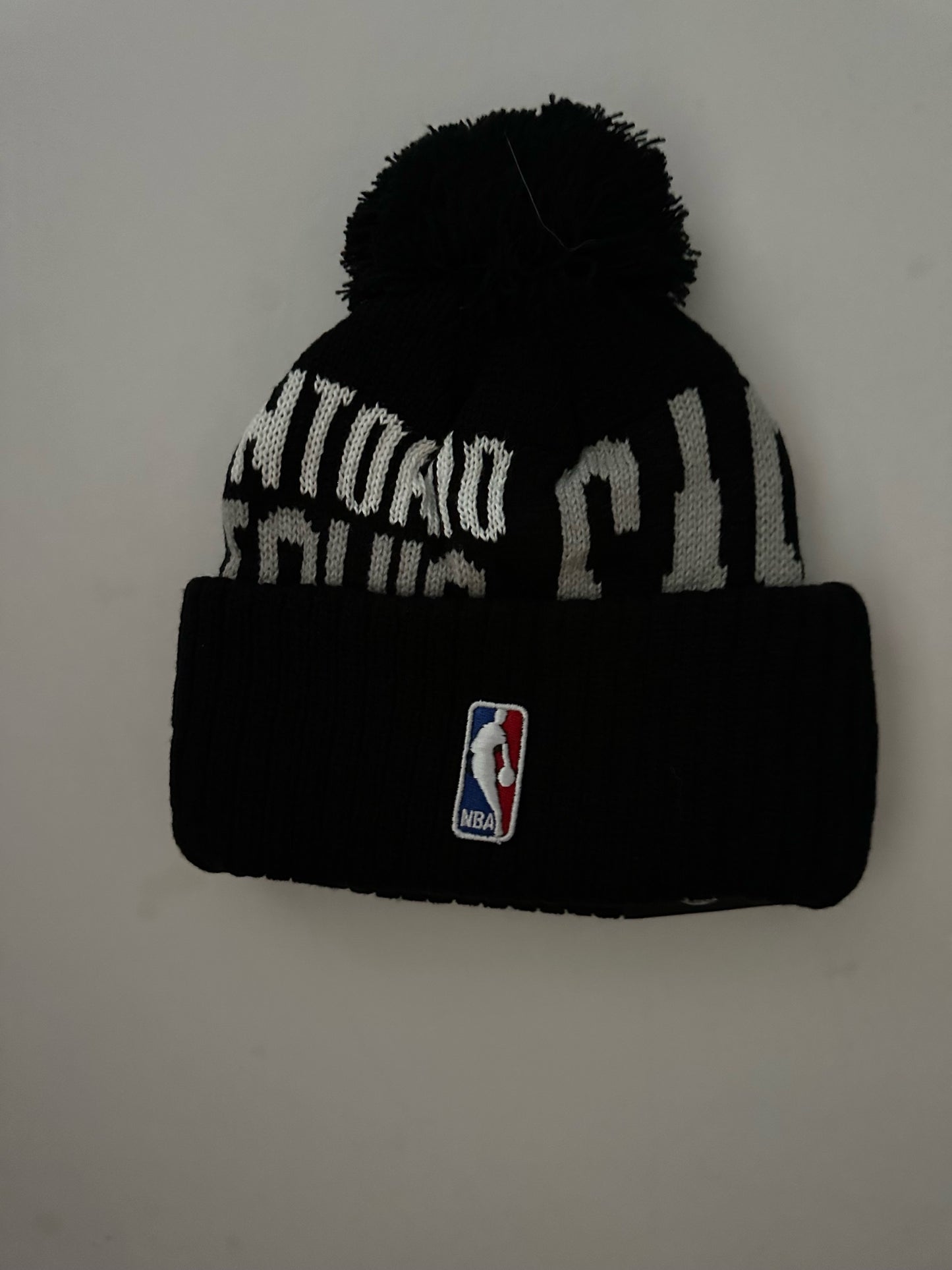 San Antonio Spurs NBA Bobble Beanie Multi Colour With Tags on