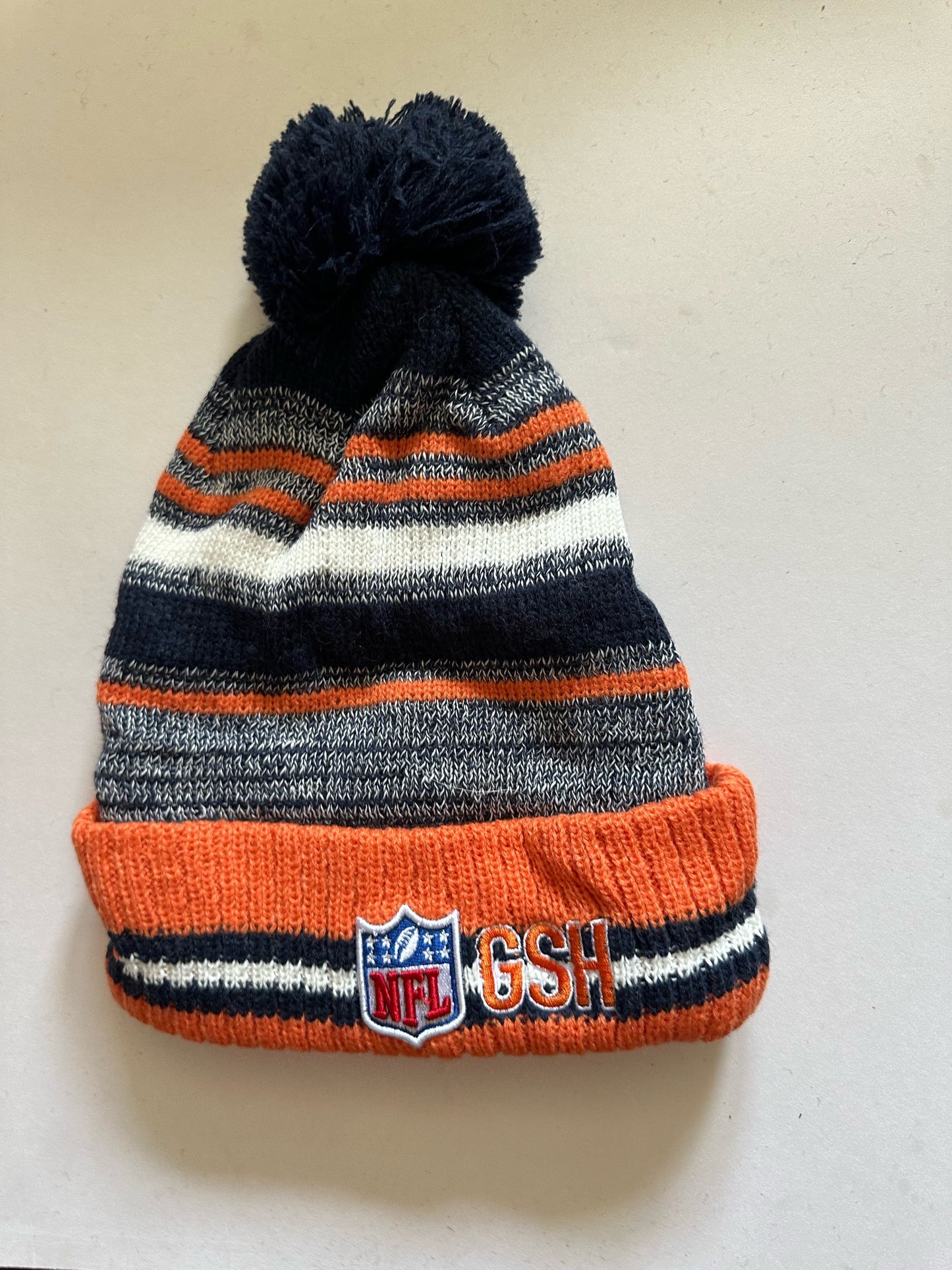Chicago Bears NFL Bobble Beanie Multi Colour With Tags on