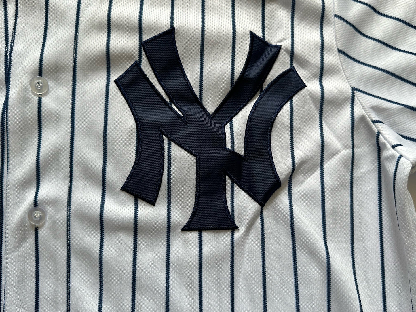 New York Yankees MLB Baseball Shirt Large 13 Rodriguez Pinstripe