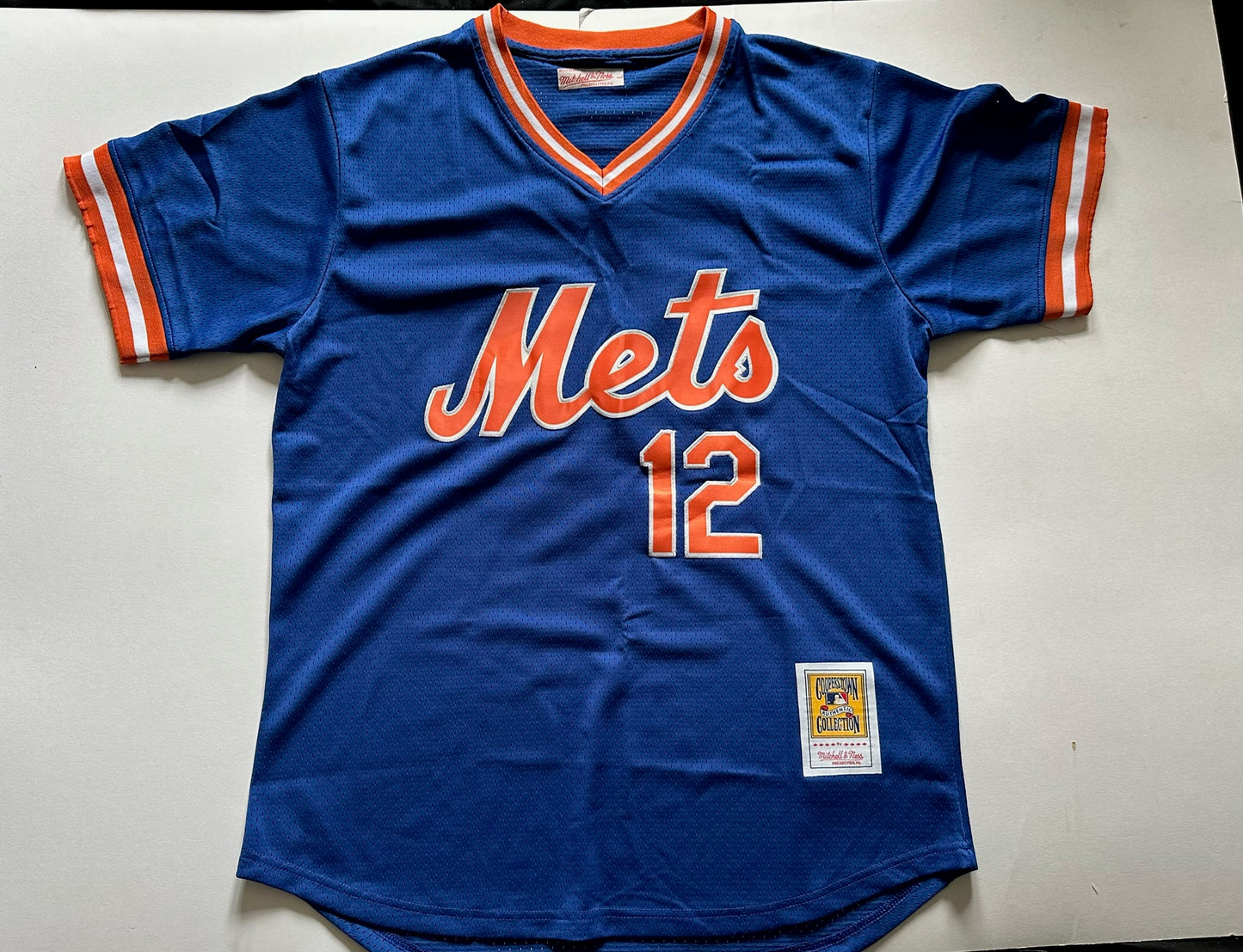 New York Mets MLB Baseball Shirt Large Lindor 12 Blue