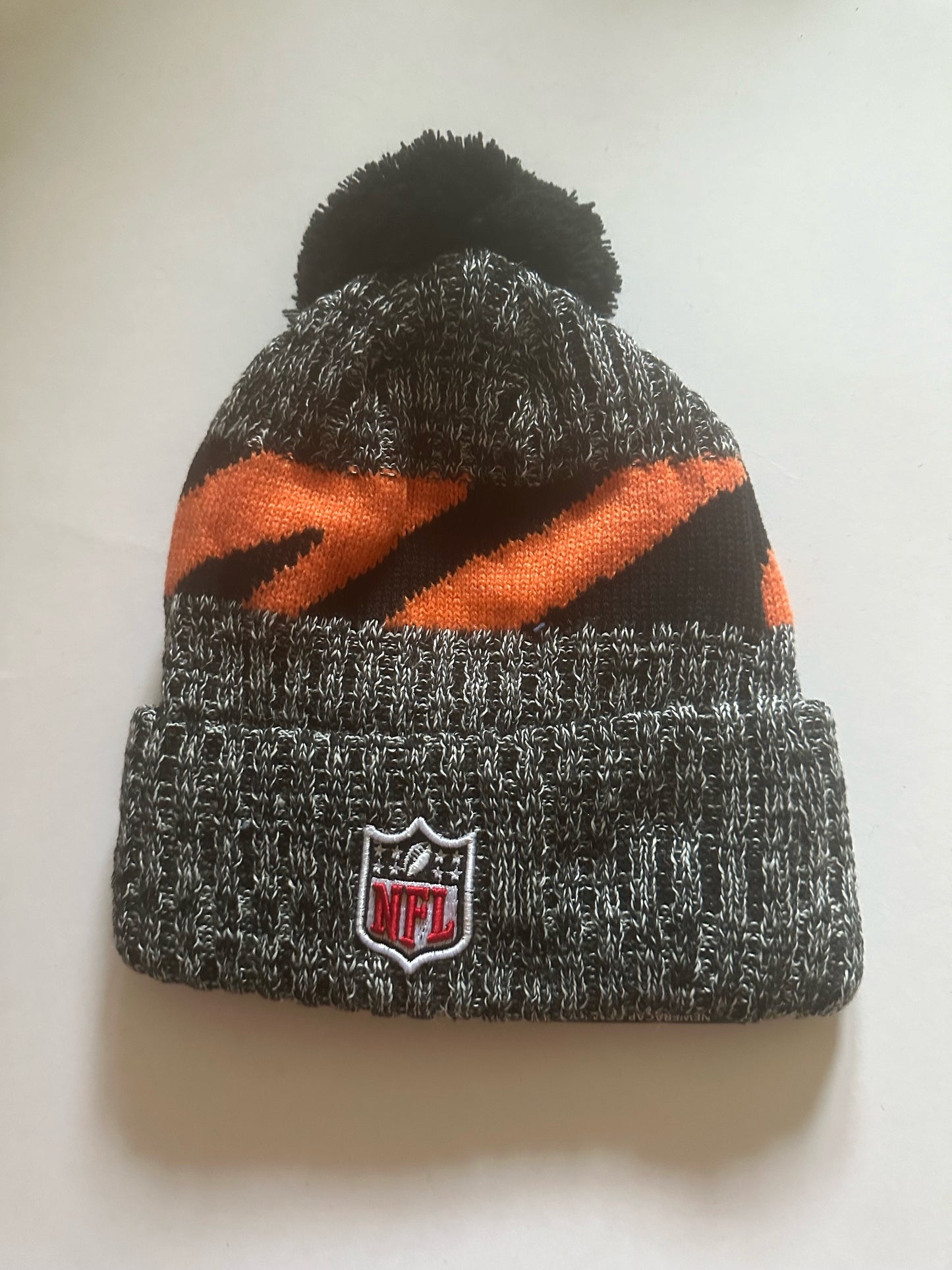 Cincinatti Bengals NFL Bobble Beanie Multi Colour With Tags on