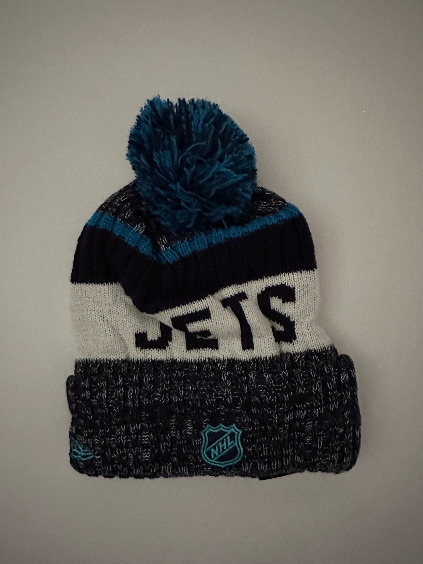 Winnipeg Jets NHL Bobble Beanie Multi Colour With Tags on