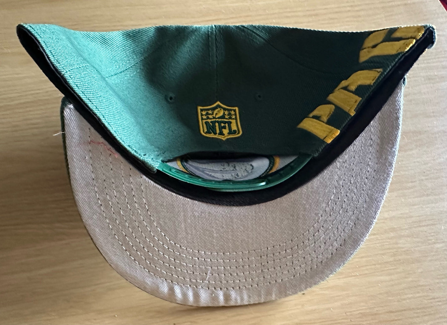 Green Bay Packers NFL SnapBack Baseball Cap Multicolour New With Sticker