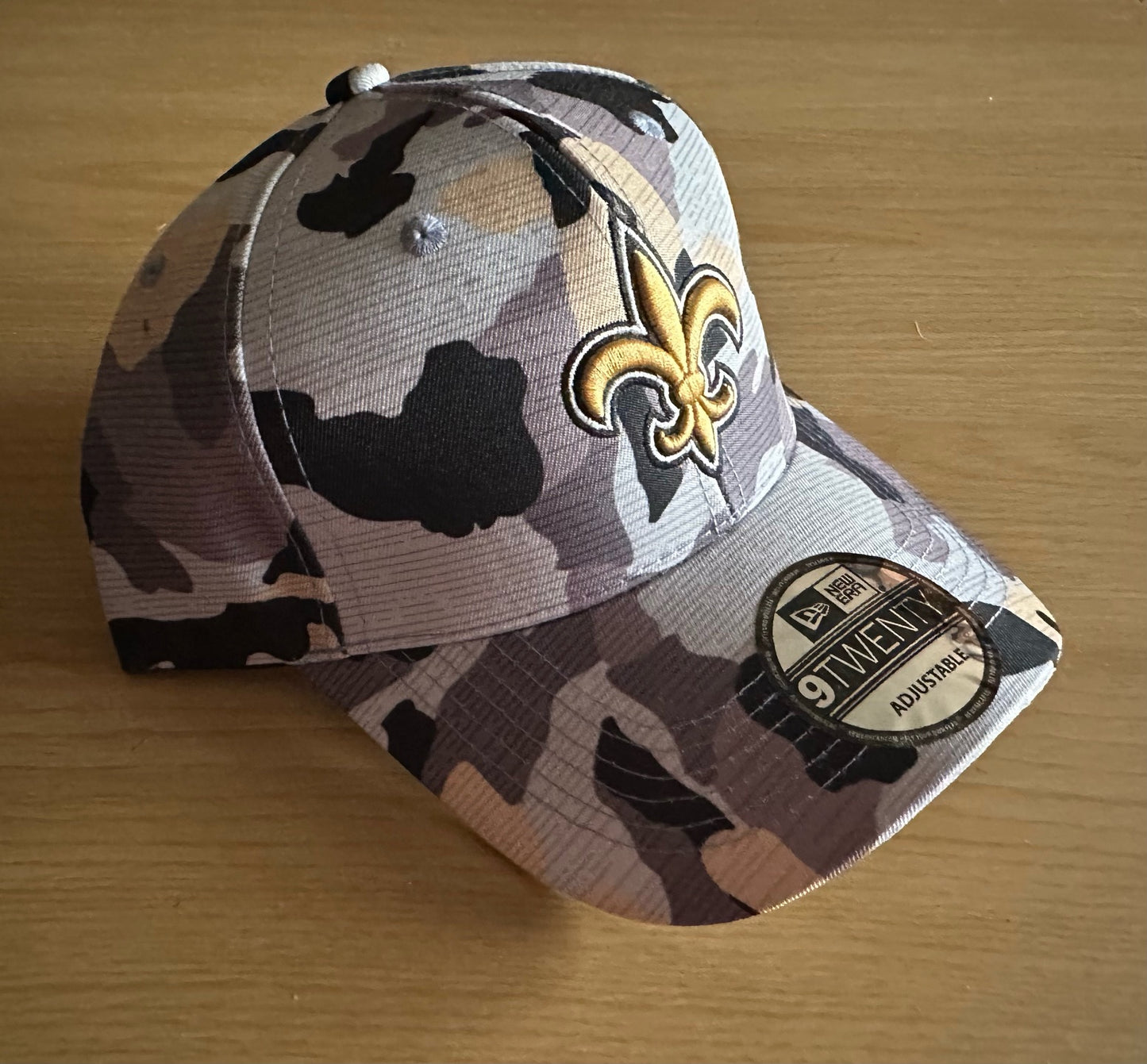 New Orleans Saints NFL Camo Baseball Cap Multicolour New With Sticker