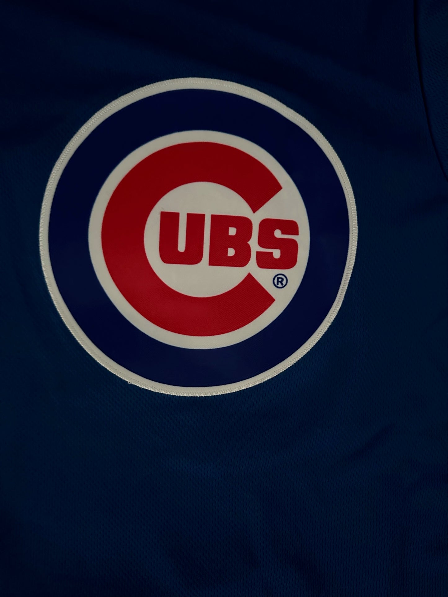 Chicago Cubs MLB Baseball Shirt Large Maddux 31 Blue