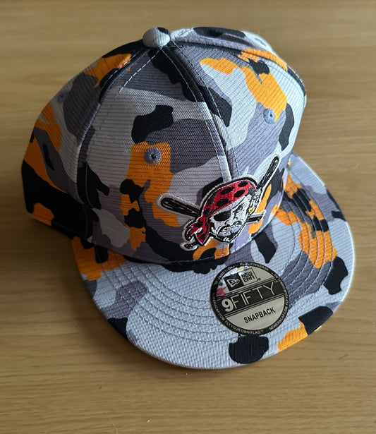 Pittsburgh Pirates MLB SnapBack Camo Baseball Cap Multicolour New With Sticker