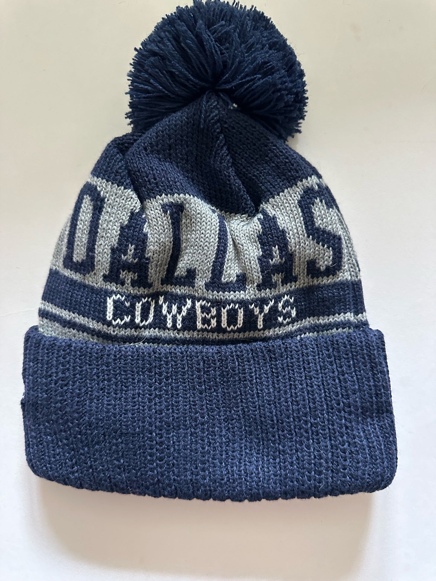 Dallas Cowboys NFL Bobble Beanie Multi Colour With Tags on