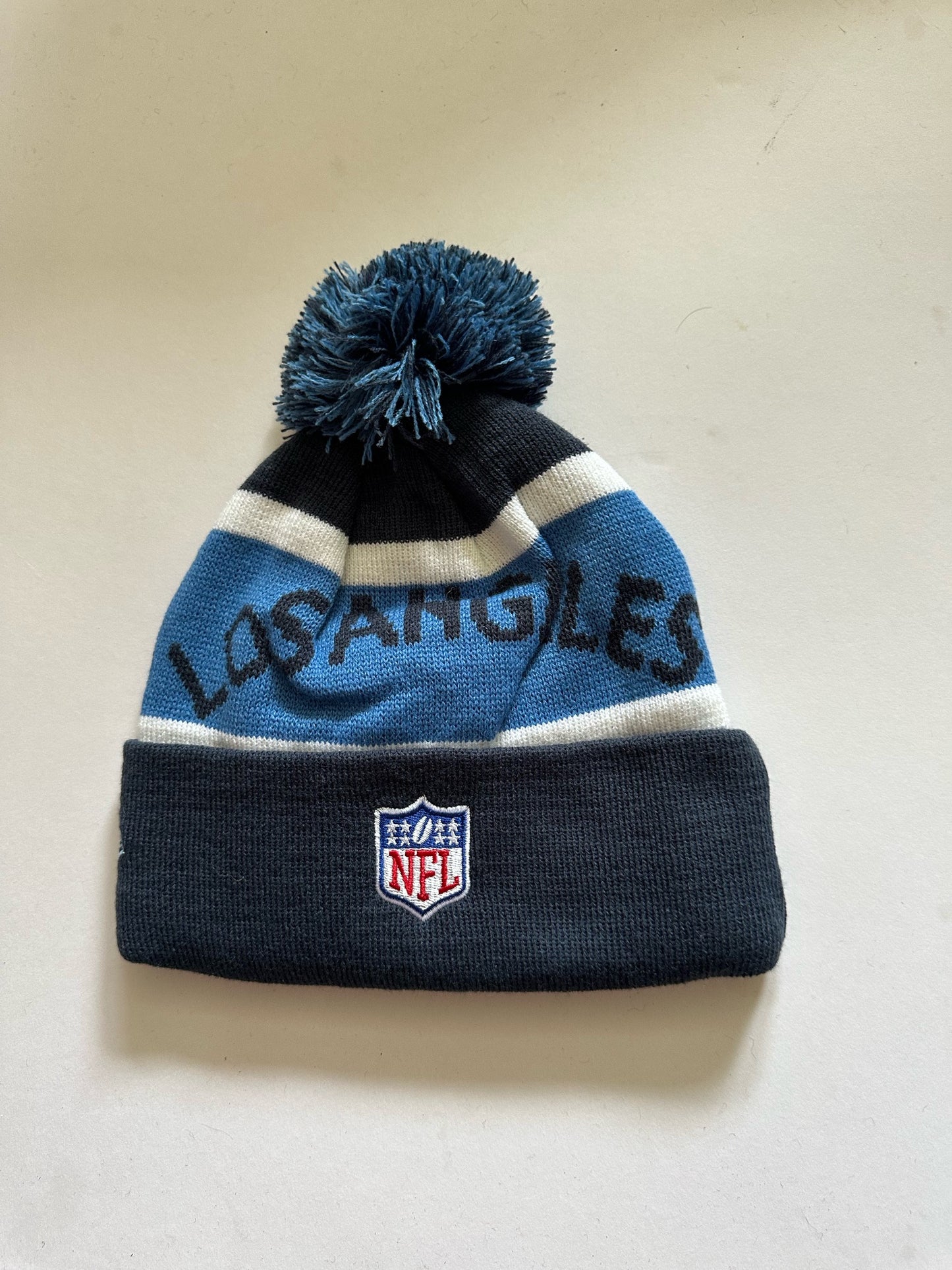 Los Angeles Chargers NFL Bobble Beanie Multi Colour With Tags on