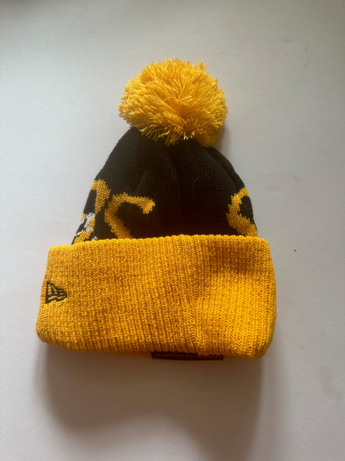 Pittsburgh Steelers NFL Bobble Beanie Multi Colour With Tags on