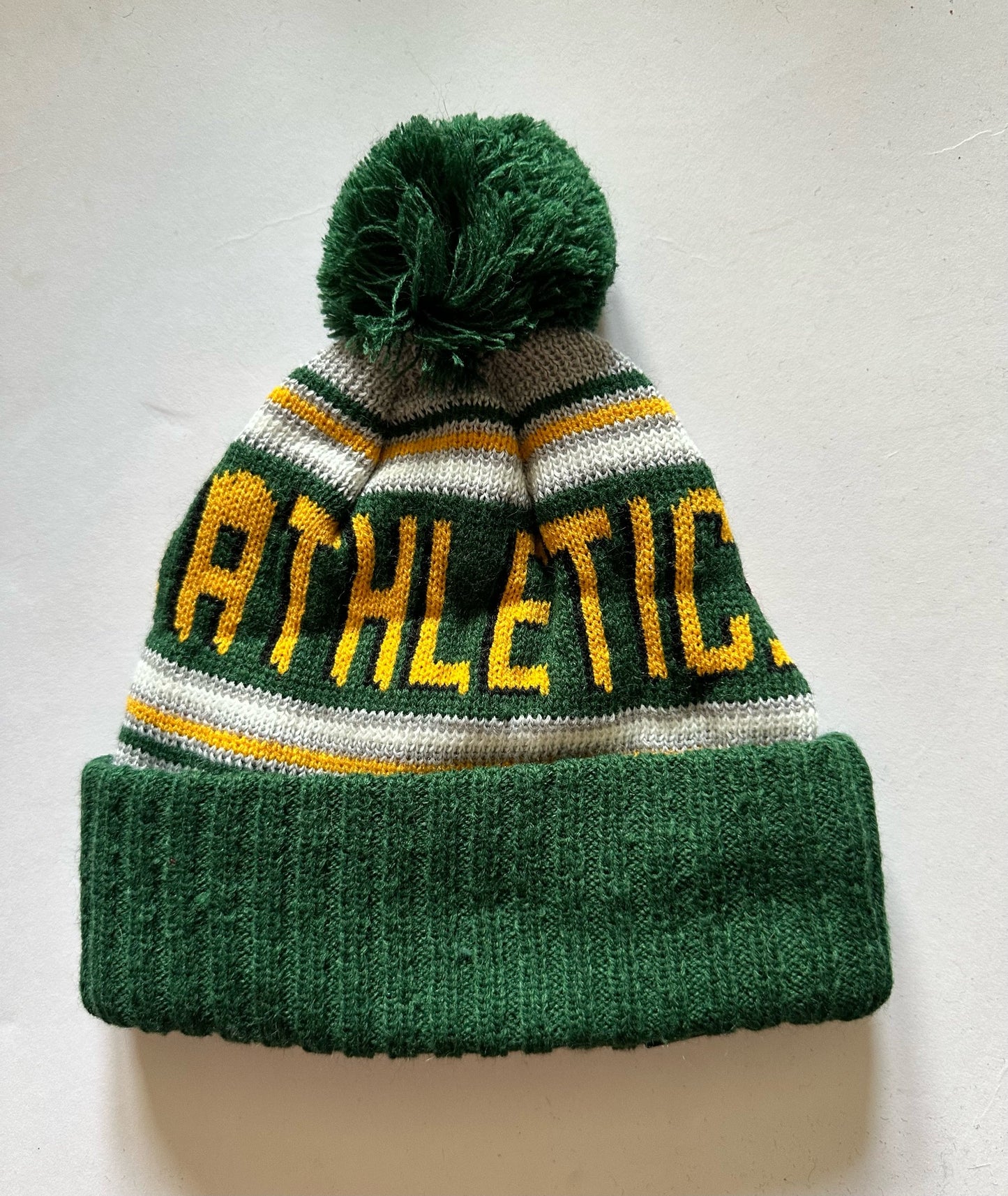 Oakland A's Athletics MLB Bobble Beanie Multi Colour With Tags on