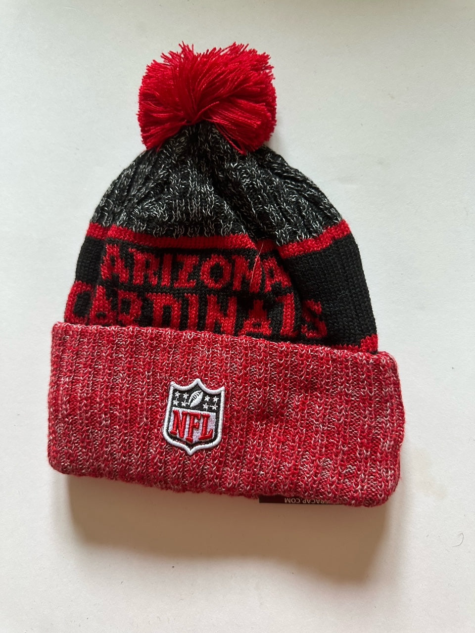 Arizona Cardinals NFL Bobble Beanie Multi Colour With Tags on