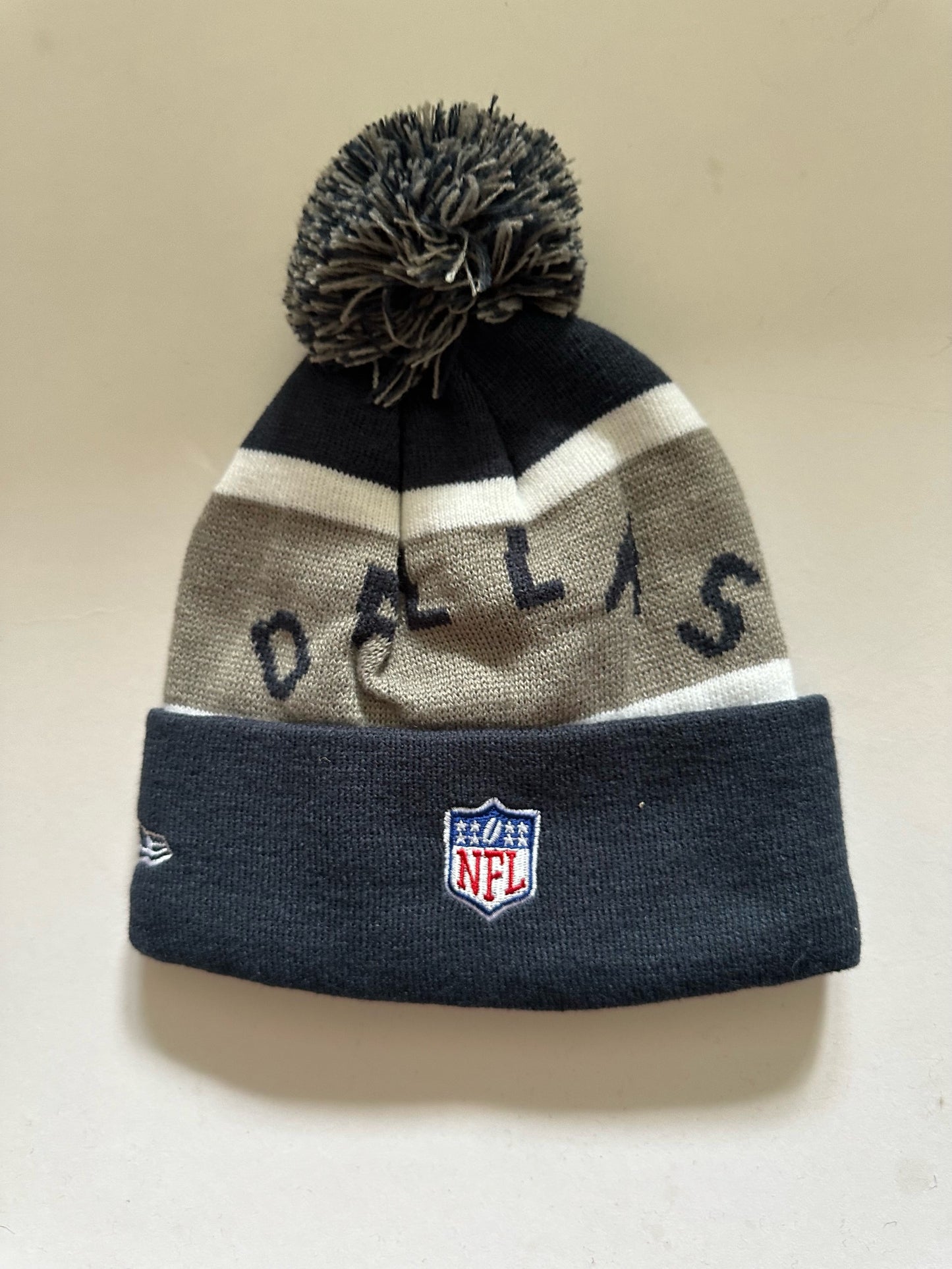Dallas Cowboys NFL Bobble Beanie Multi Colour With Tags on