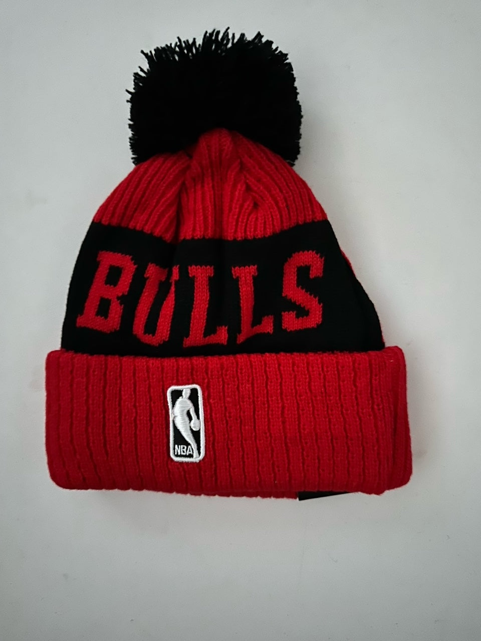 Chicago Bulls NBA Bobble Beanie Multi Colour With Tags on