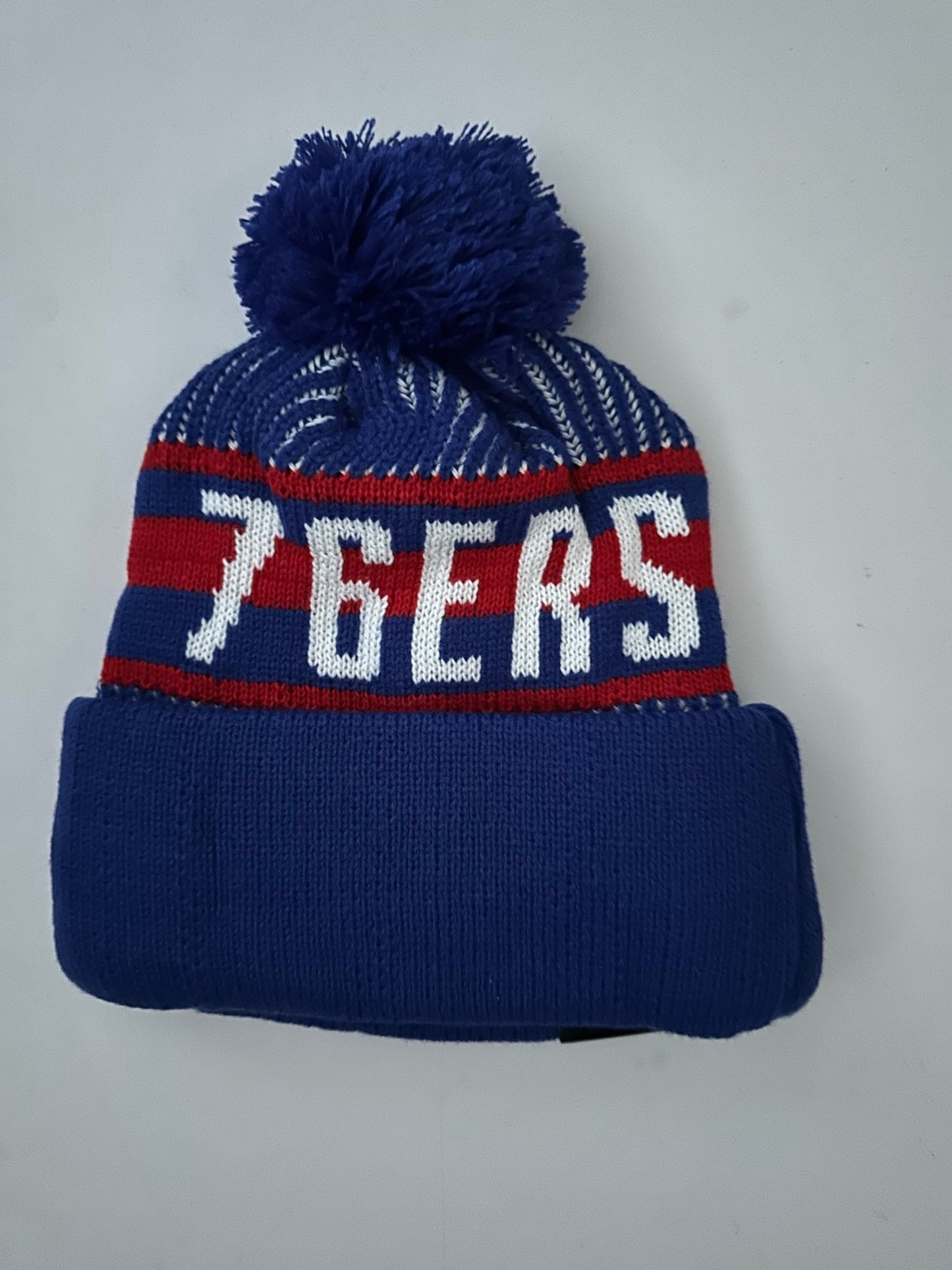 Philadelphia 76ers NBA Bobble Beanie Multi Colour With Tags on