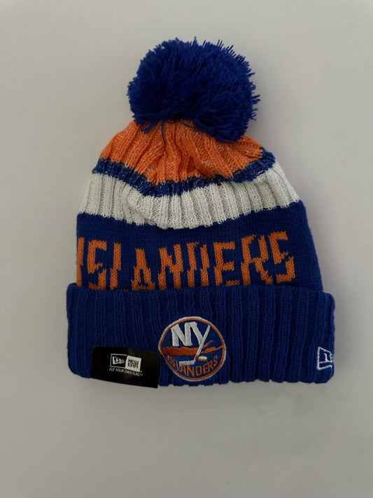 New York Islanders NHL Bobble Beanie Multi Colour With Tags on