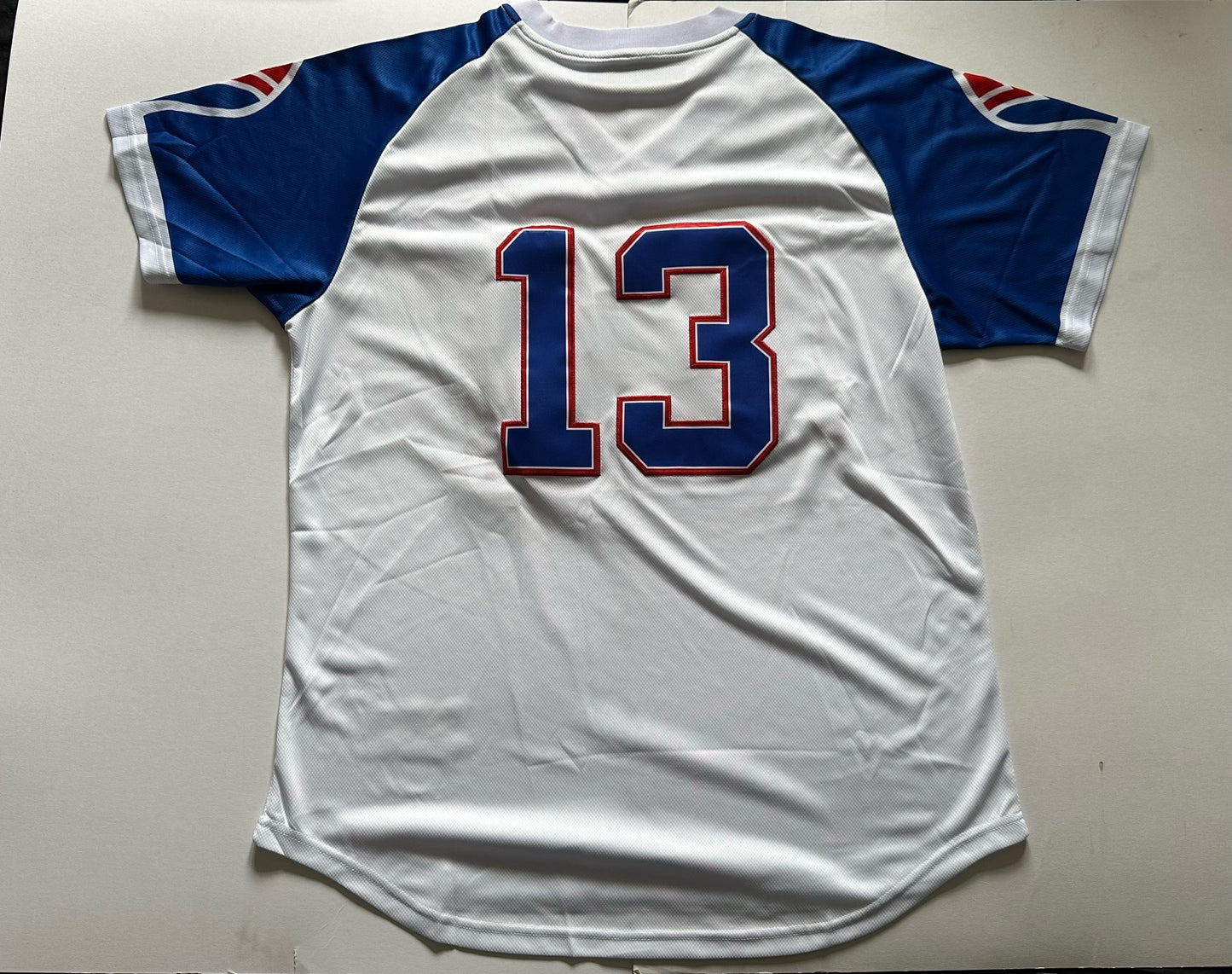 Atlanta Braves MLB Baseball Shirt Large Acuna Jr 13 White