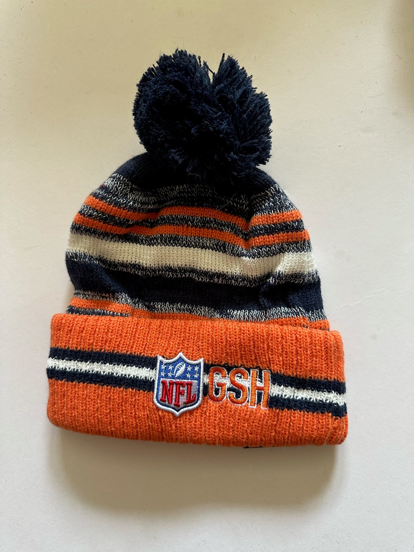 Chicago Bears NFL Bobble Beanie Multi Colour With Tags on