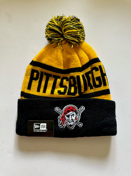 Pittsburgh Pirates MLB Bobble Beanie Multi Colour With Tags on