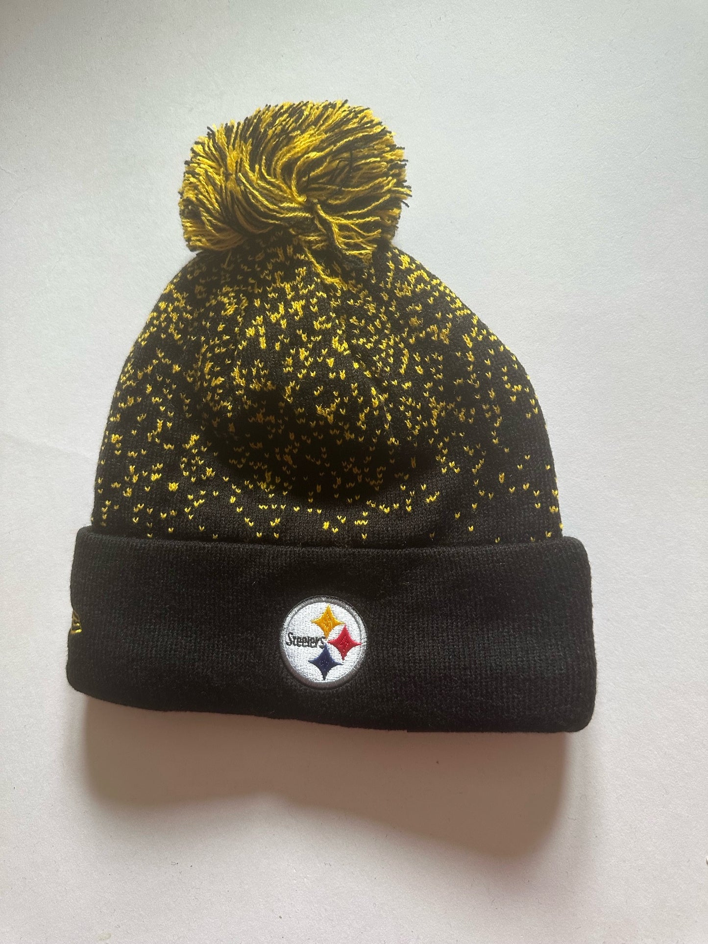 Pittsburgh Steelers NFL Bobble Beanie Multi Colour With Tags on