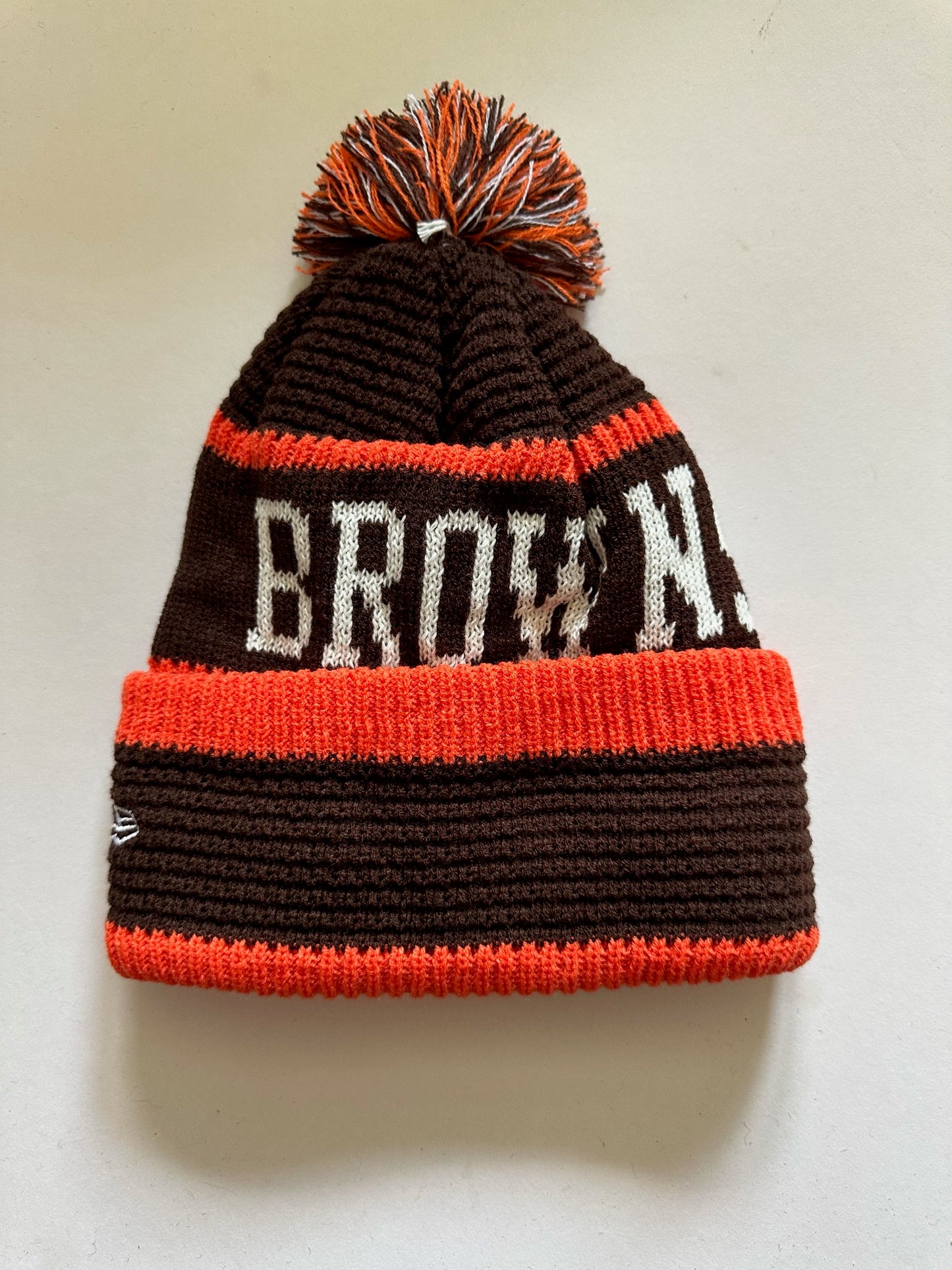 Cleveland Browns NFL Bobble Beanie Multi Colour With Tags on