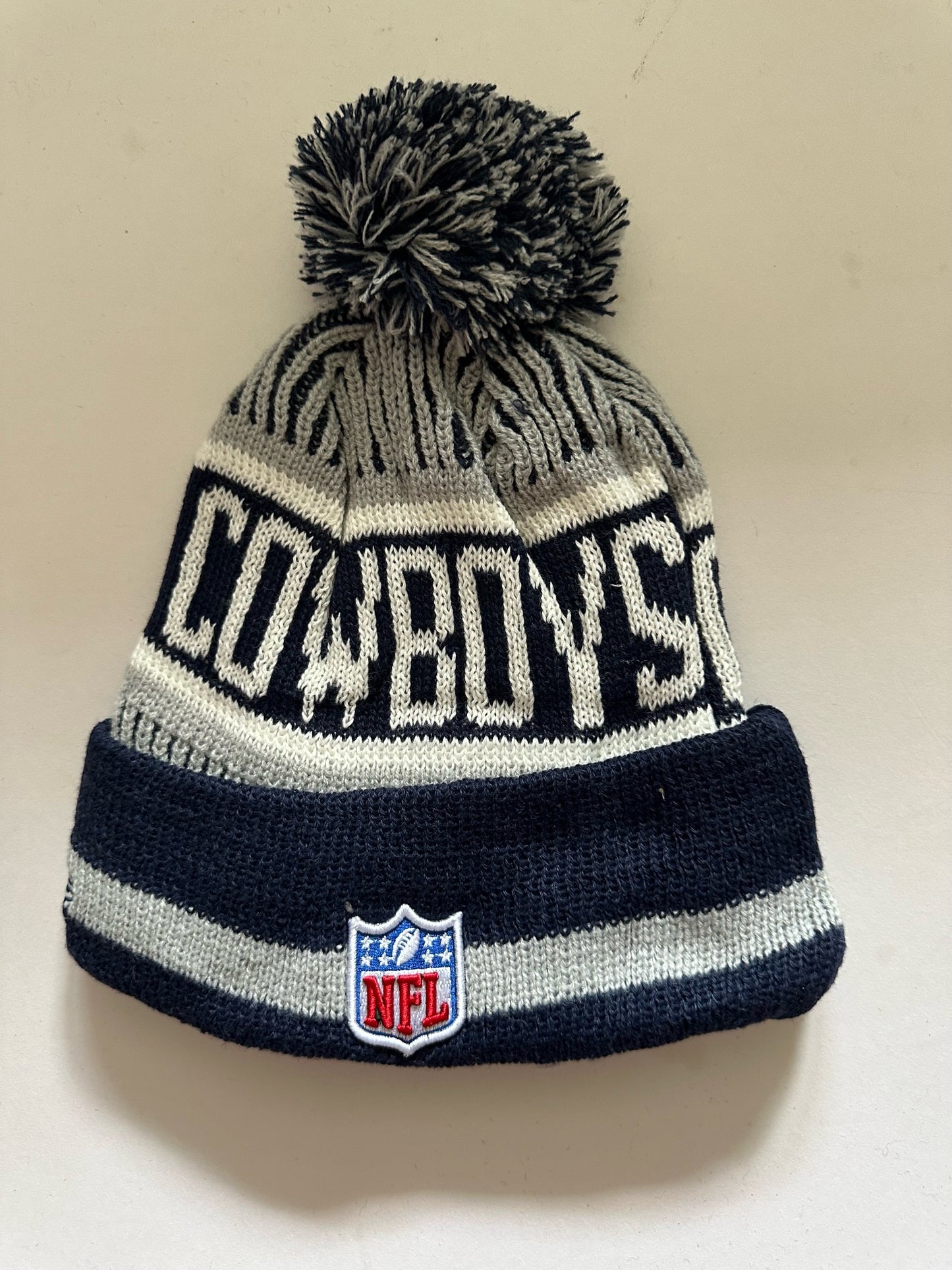 Dallas Cowboys NFL Bobble Beanie Multi Colour With Tags on